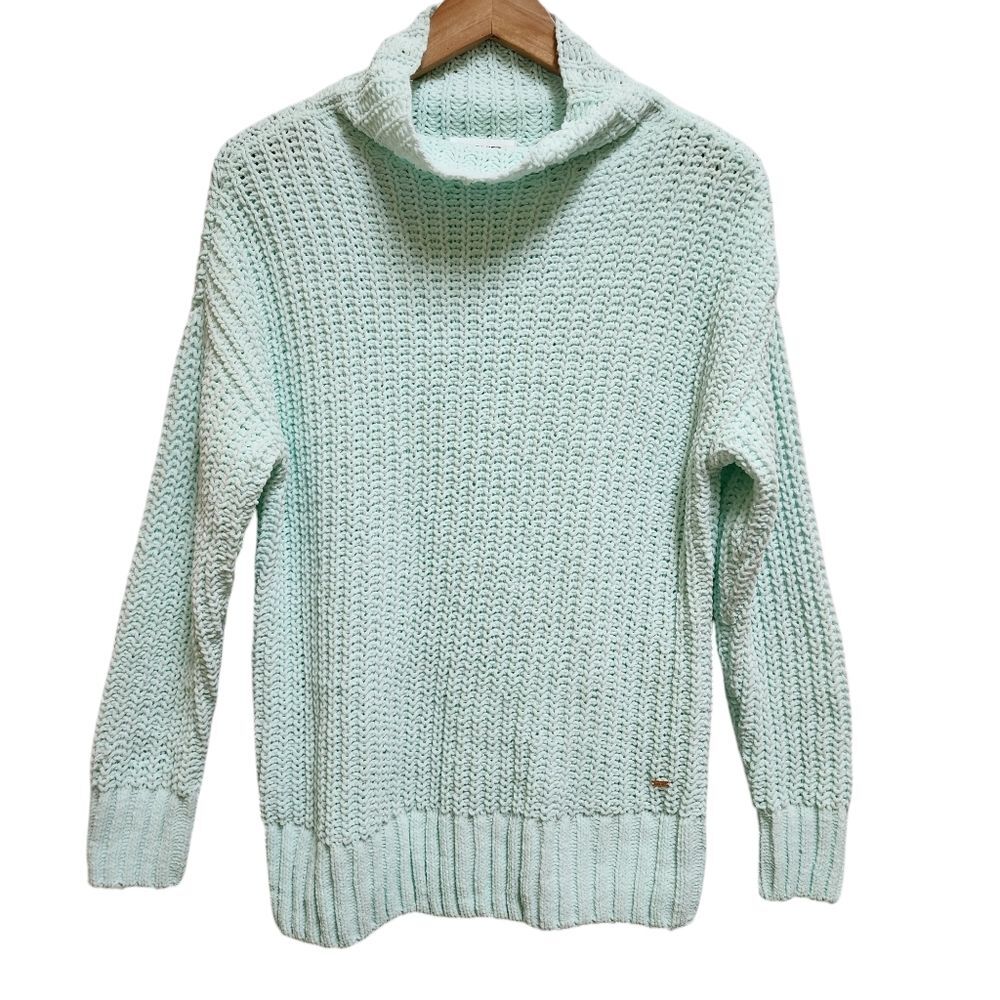 Pink Victoria's Secret Sweater Womens XS Oversized Mint Green Loose Knit Soft